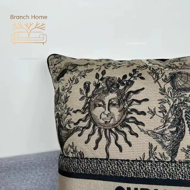 50x50cm embroidery pillow case do not with core