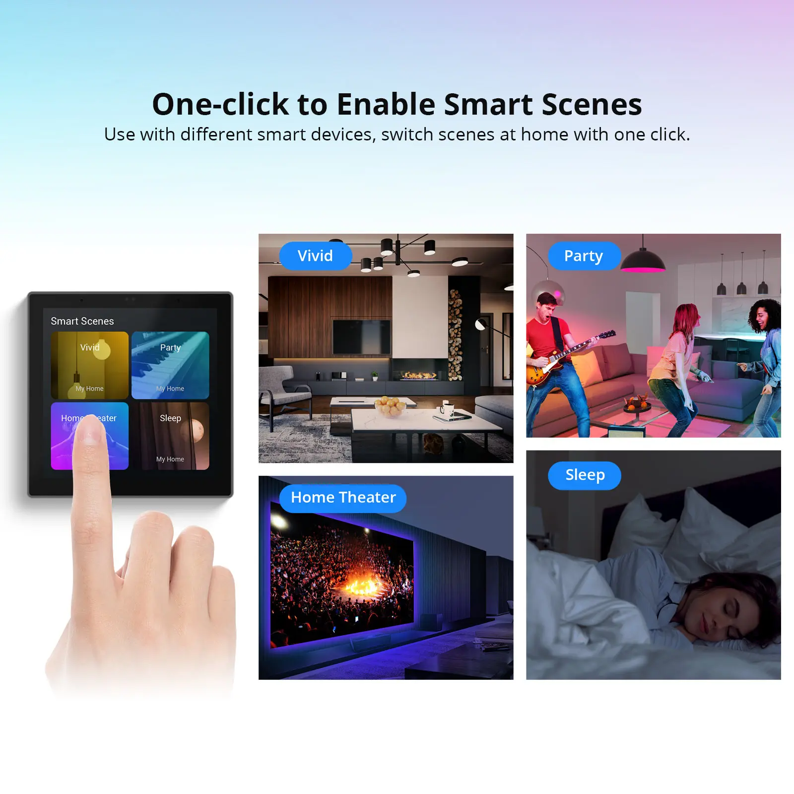 Панель управления SONOFF NSPanel Pro Smart Home с экраном 3,95 дюйма, сенсорным WiFi-переключателем, все в одном, встроенный ZigBee-концентратор