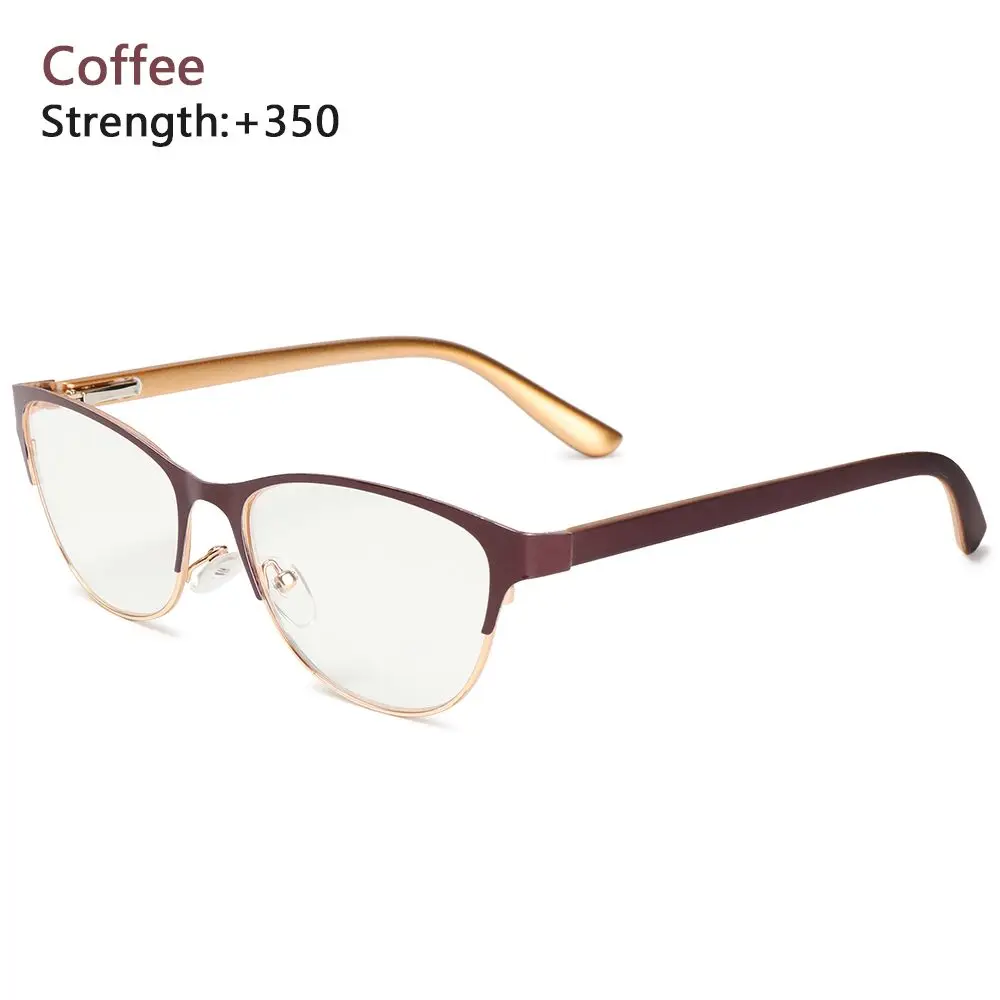 

Металлическое увеличение, прозрачные линзы, оптические очки против усталости, очки для чтения, очки для дальнозоркости, очки для дальнозоркости