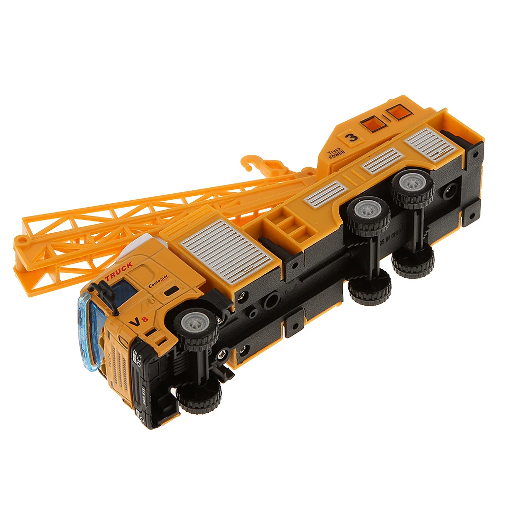 

1 64 Scale Crane Truck Model Car Alloy Miniature Vehicle Toy for Kids Toy Cars Collection Display