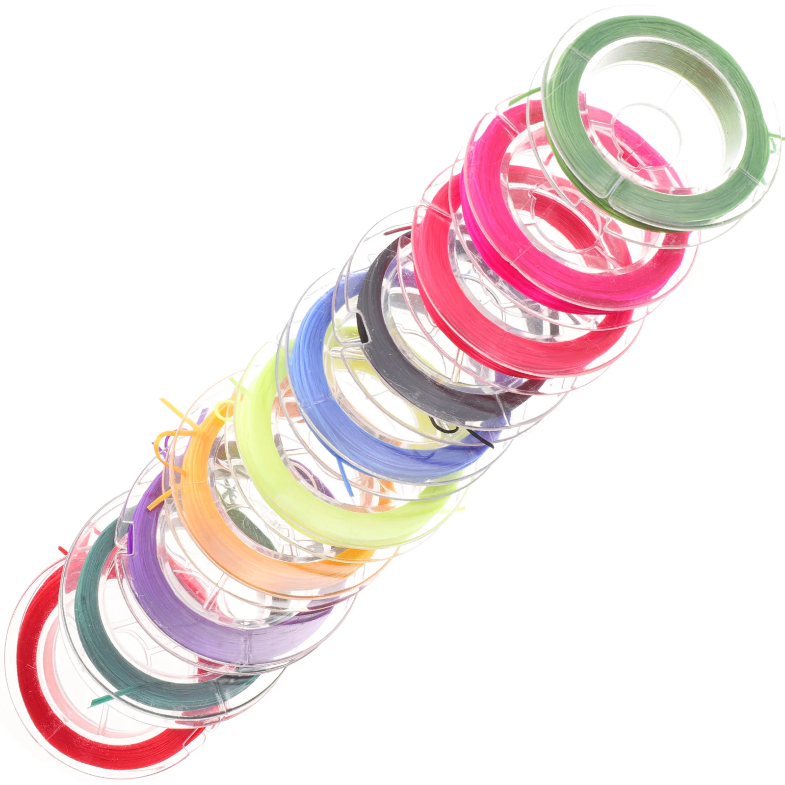 

Colorful Beading Thread Elastic Jewelry Cord Bracelet String for DIY Necklace Macrame Supplies Premium Plastic for Crafts