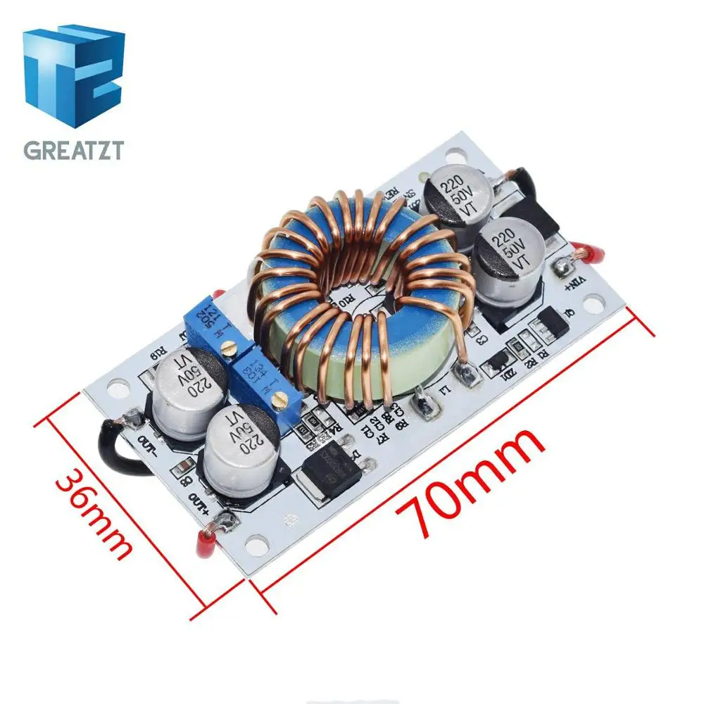 GREATZT DC-DC boost converter Constant Current Mobile Power supply 10A 250W LED Driver Step Up Module For diy