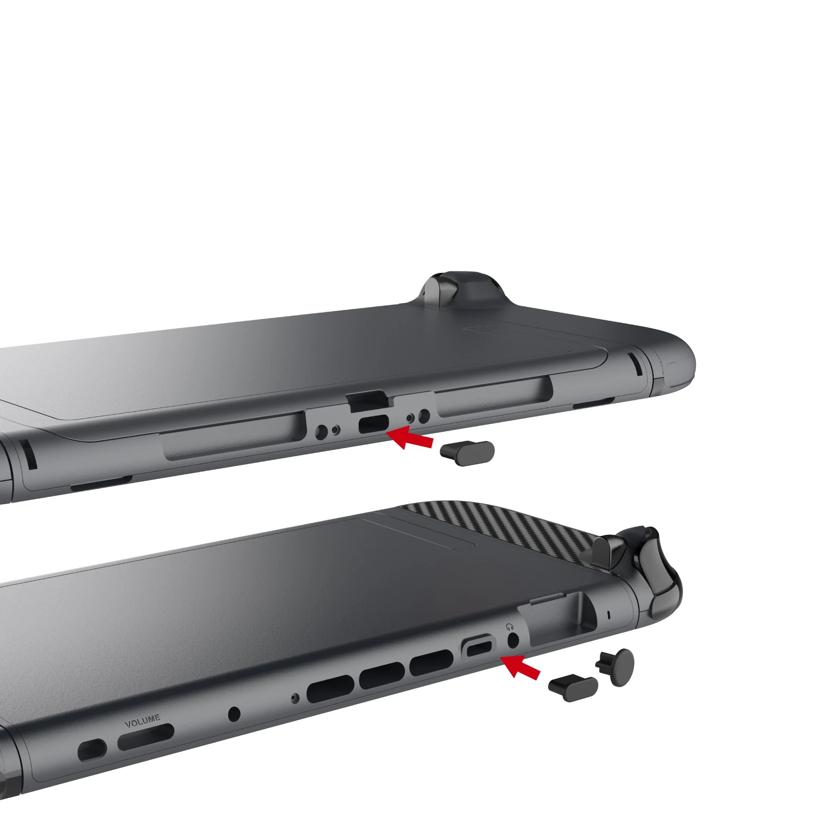 Tapón antipolvo de silicona USB HDMI tipo C LAN puertos de carga tapa protectora para Switch 2/NS Oled consola de juegos TV Dock cargador cubierta