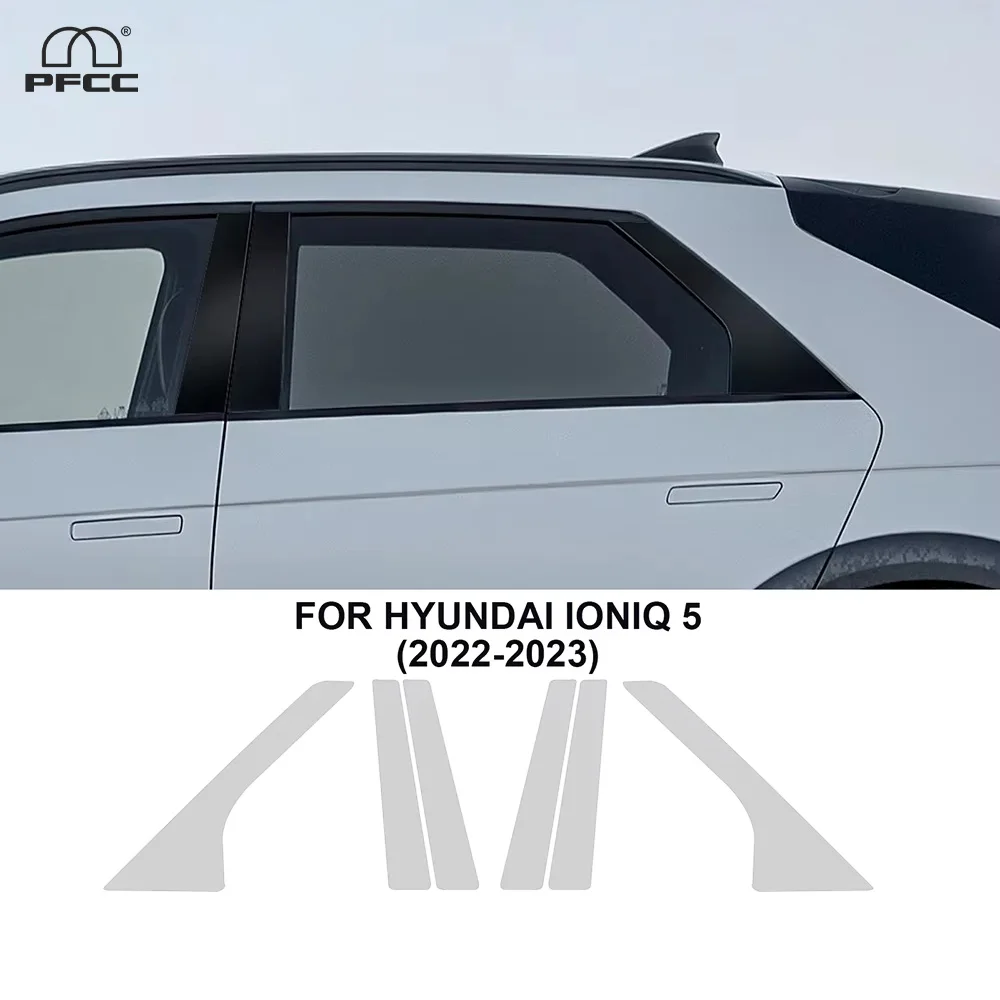 

Headlight Rearview B C Pillars Door Handle TPU Anti-scratch Protection Film For Hyundai IONIQ 5 2022-2024 Pre-cut PPF Clear Bra