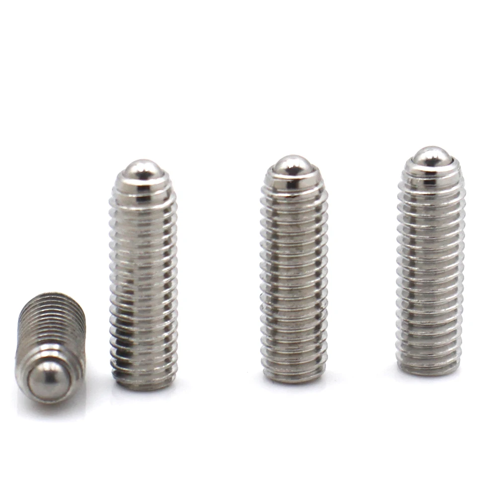 304 Stainless Steel Hexagon Ball Point Set Screws Positioning Spring Plunger Fastener M2.5-M16