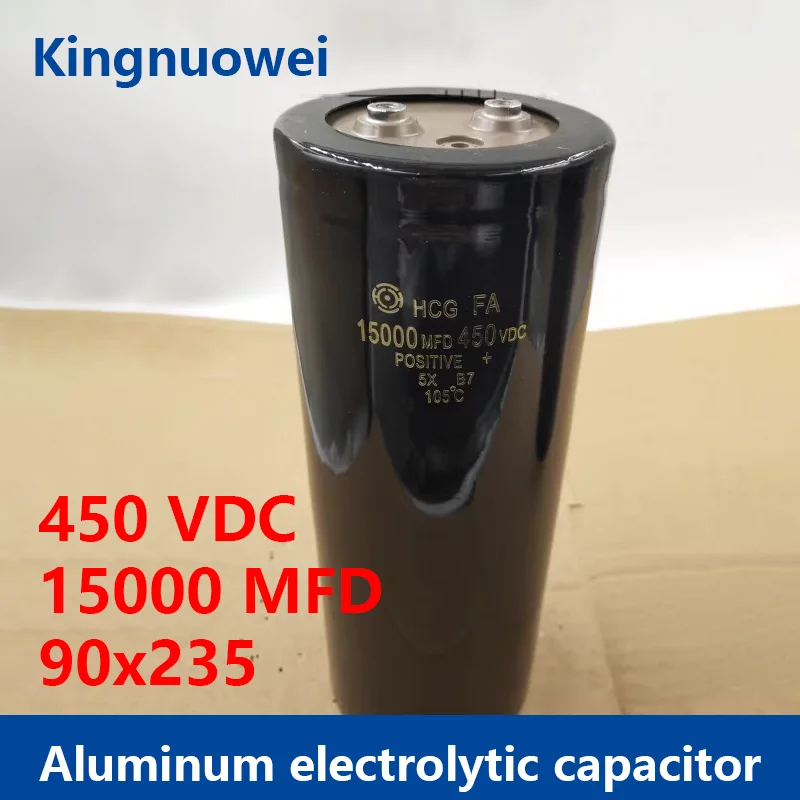 15000UF 450V HCG FA Aluminum electrolytic capacitor 90×235 90×235mm Inverter capacitor 15000UF 450V