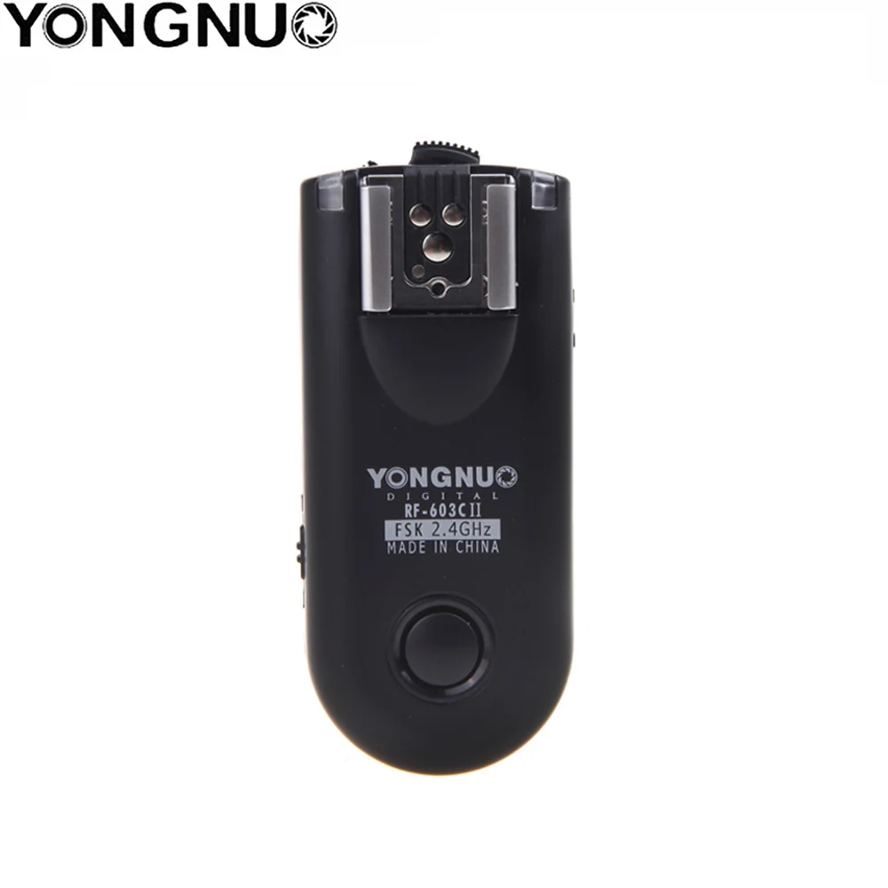 Yongnuo RF-603 II FSK 2.4GHz 16 channels Wireless Remote Flash Trigger With calbe C1/ C3 for Canon 5D 1D 50D 750D 600D 760D