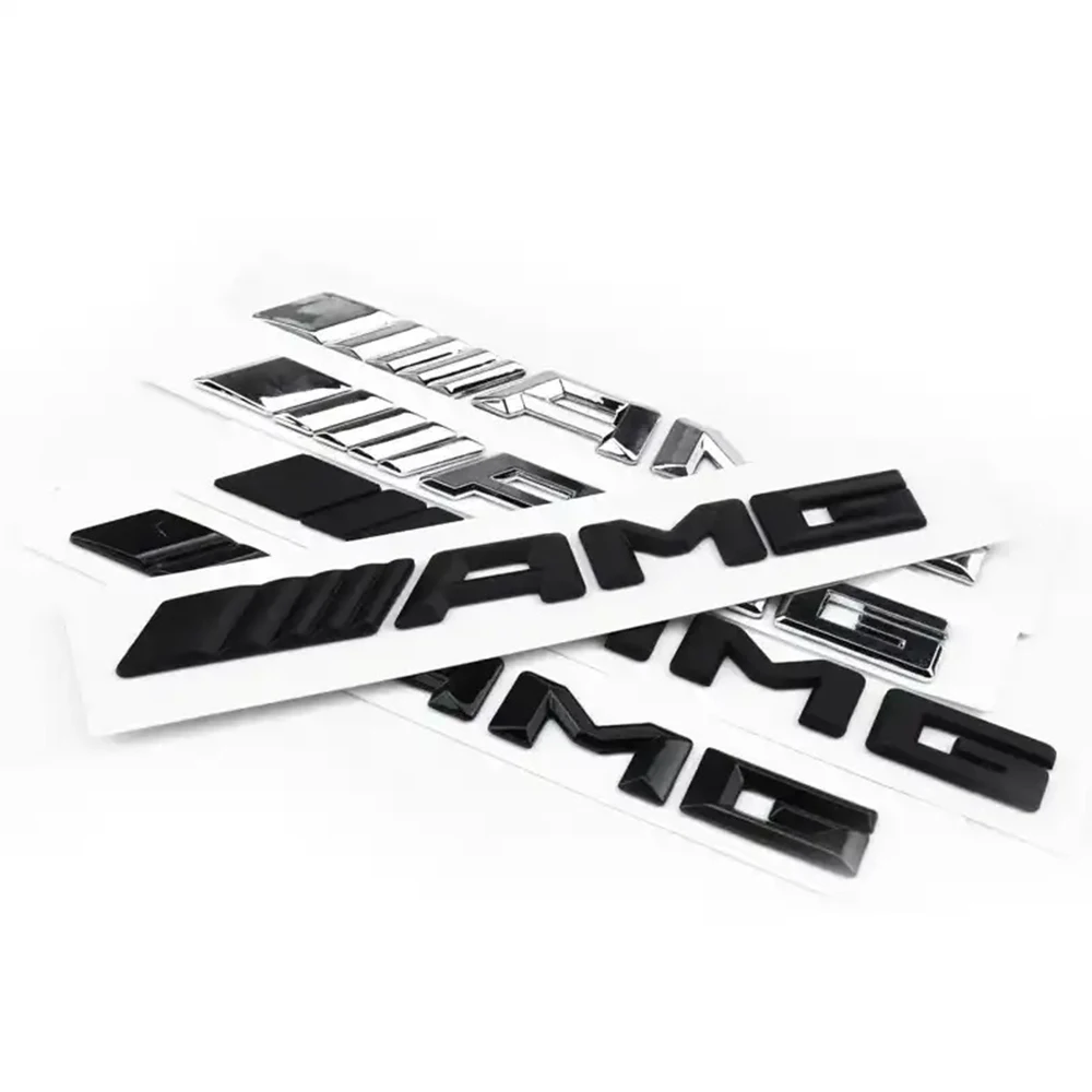 

1Pcs 3D Car Rear Trunk emblem Decal Letters Sticker For Mercedes Benz AMG A B C E G CLA W211 W203 W204 W210 W124 accessories