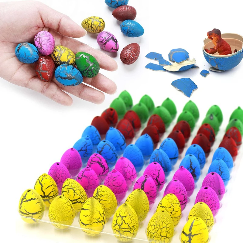 10/20 pièces nouveauté oeuf de dinosaure jouets Mini oeufs de dinosaure à couver Processus de culture d'élevage accessoires d'observation jeu récompense cadeaux ZYF
