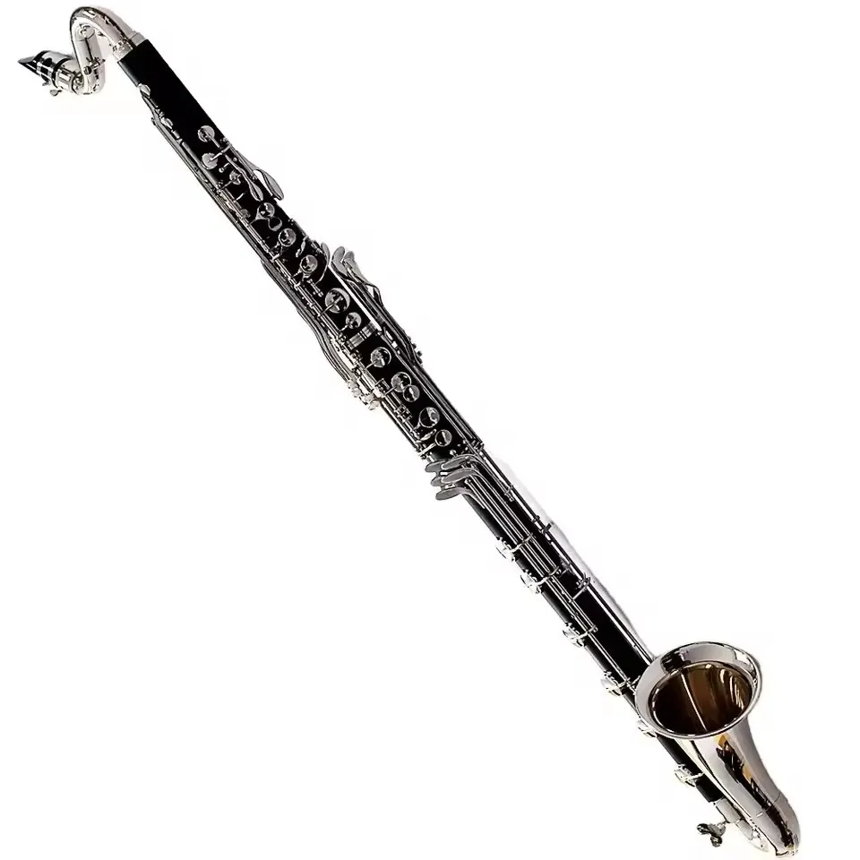 Professional High Quality Low C Bass Clarinet Instrument