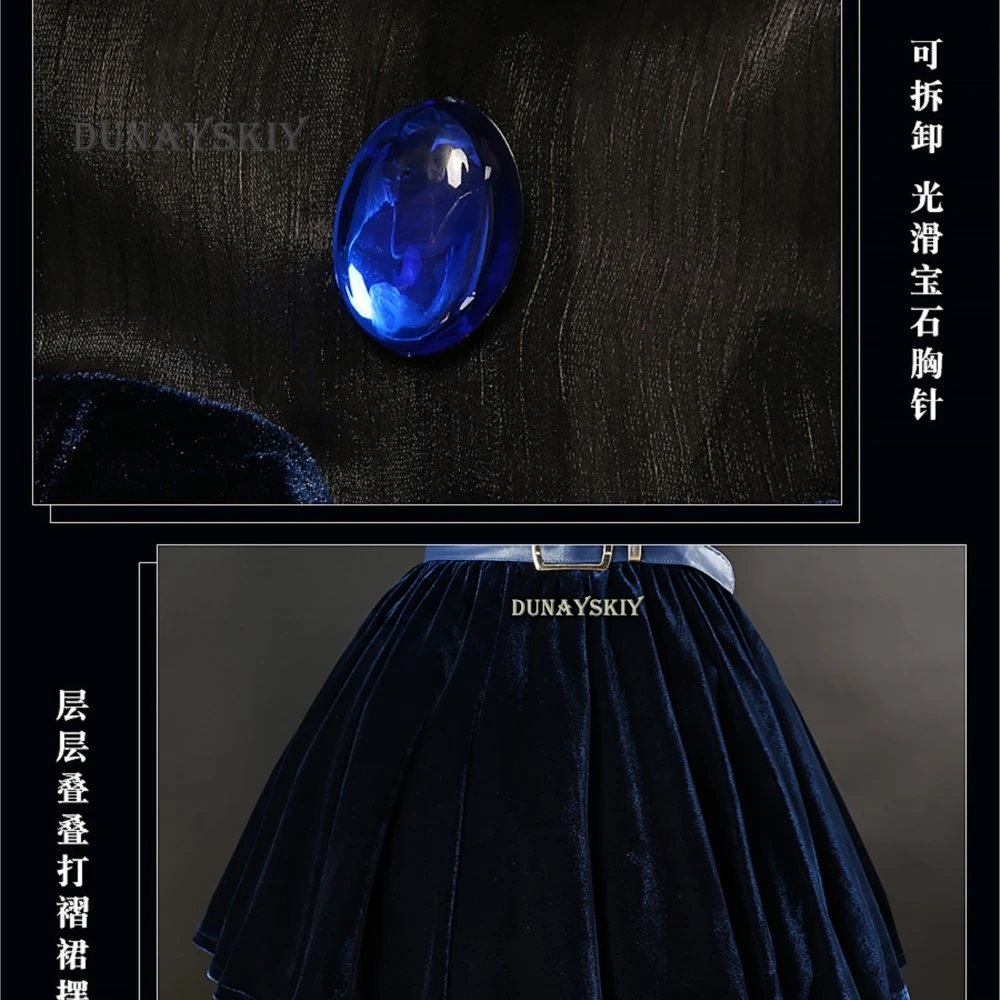 Anime Alien Stage Mizi Kleid Kostüm Cosplay Party Kleid Gürtel Trubel Halloween Karneval Mädchen Geschenk lässige Uniform