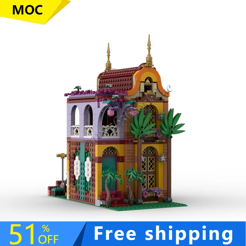 

1005 PCS Hot Selling Enchanted House Building Block Retro Architecture Model Display Toy Kids Assembly Birthday Christmas GiftS