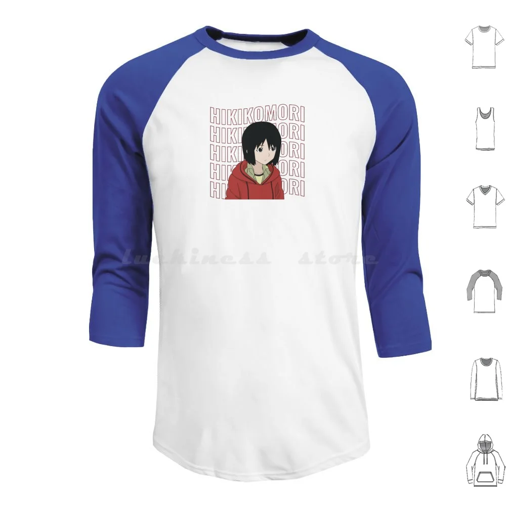 Hikikomori Misaki Shirt Hoodie cotton Long Sleeve Hikikomori Welcome To The Welcome To Ni Youkoso Hikkikomori Dont Be A