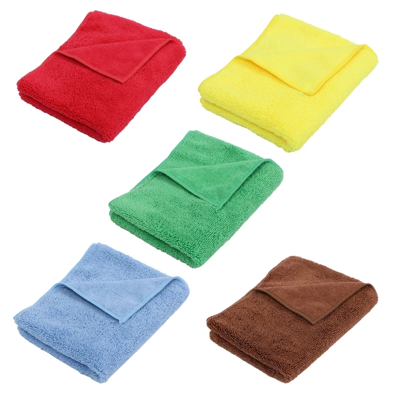 

Car Towel Microfiber Rag for Cleaning Drying Kitchen Household Washing Lint Free