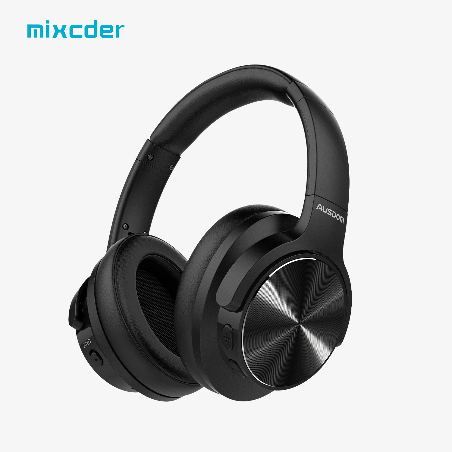 AUSDOM E9 Wireless APTX-HD Headphones With 60 Hours Playing Active Noise Cancelling Super HiFi Deep Bass Bluetooth 5.0 Headset