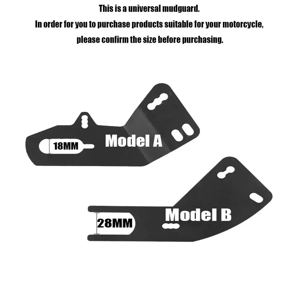 Electric Motorcycle Electric Vehicle Fender Motorcycle General Mud Tile Bracket Accessories Electric Vehicle Rear Mud Tile
