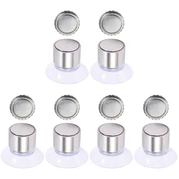 2/4/6ชุดแม่เหล็กจานใส่สบู่ผู้ถือสบู่สำหรับห้องอาบน้ำสบู่จานสบู่แม่เหล็ก Racks Soap Saver (สุ่มรูปแบบ)