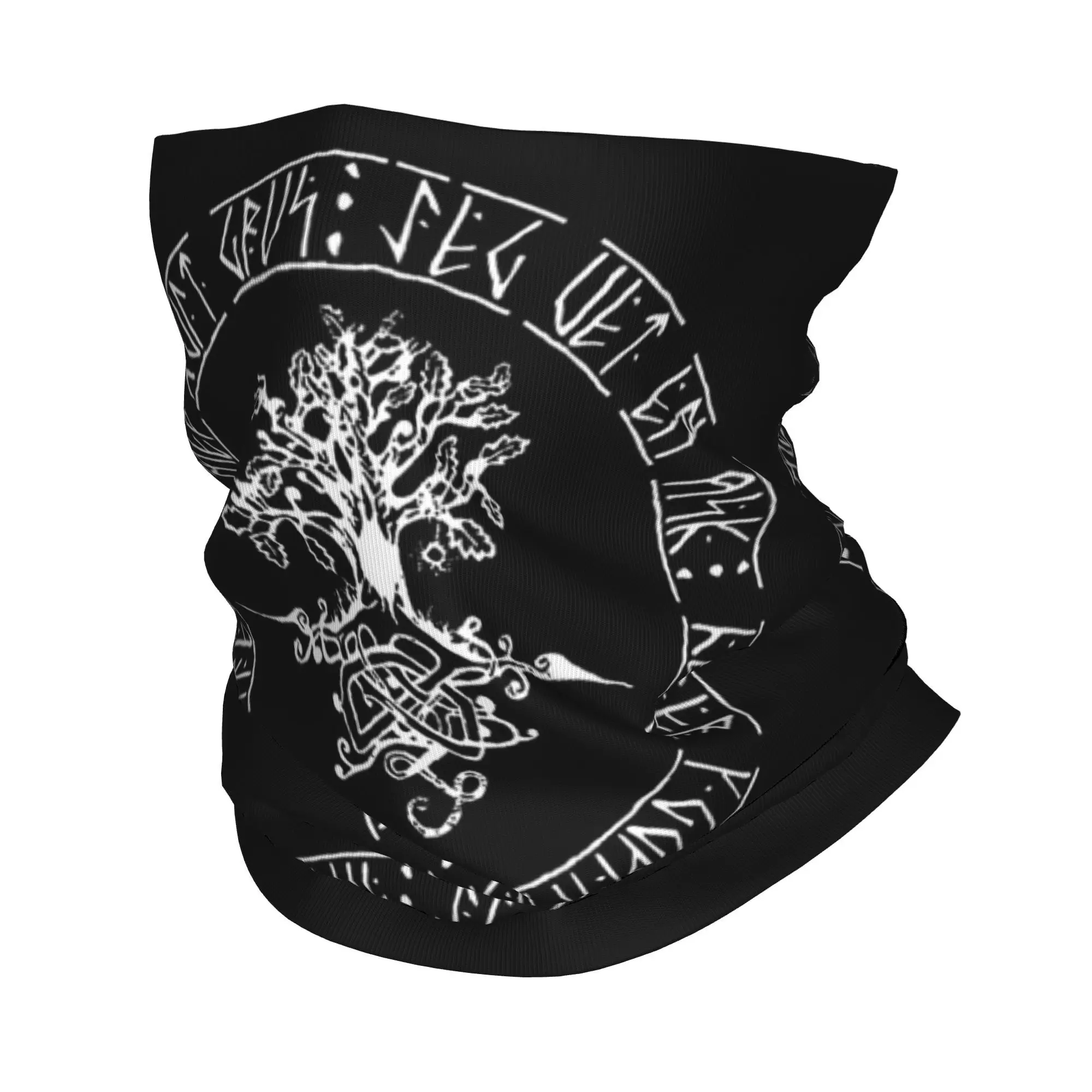 Yggdrasil- Norse tree of life Bandana Neck Gaiter Printed Mask Scarf Multi-use Face Mask Running Unisex Adult Windproof