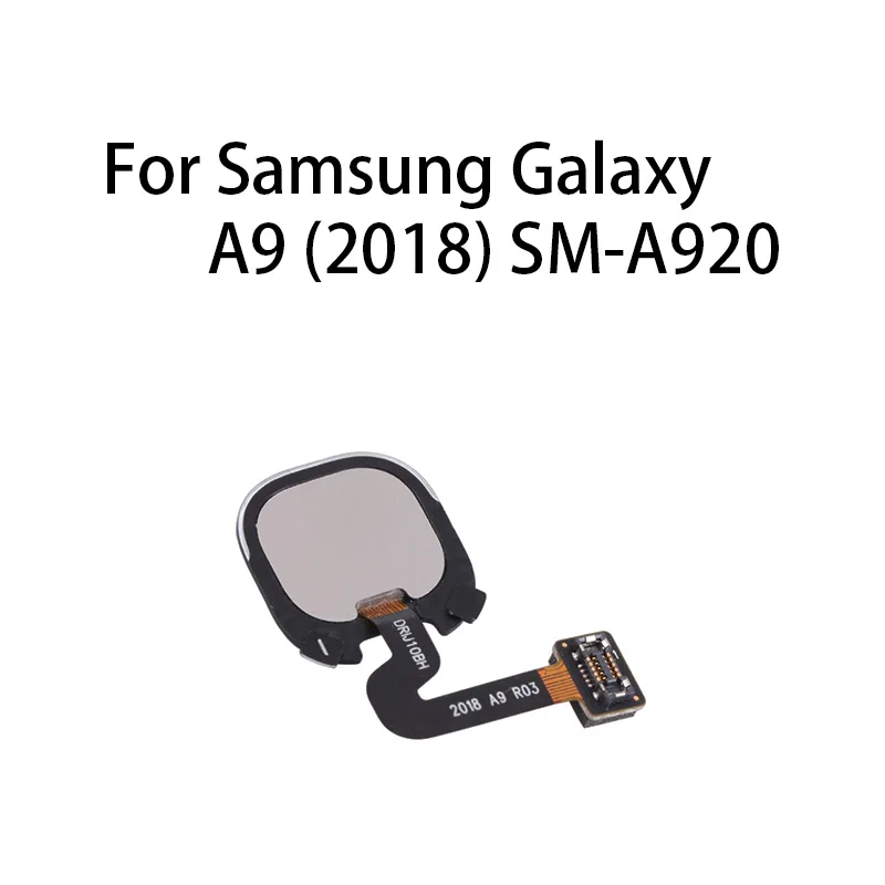 Gefensi Org Home Button Fingerprint Sensor Flex Cable For Samsung Galaxy A9 (2018) SM-A920