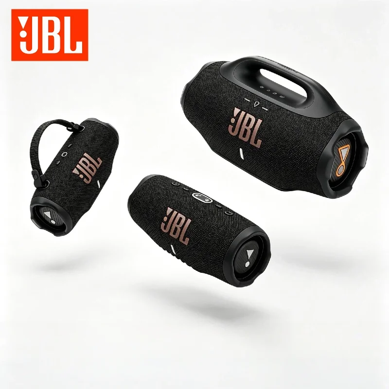 Caixa de Som Bluetooth Sem Fio Original JBL Boombox 4 CHARGE 5 CHARGE 6 XTREME 4 FLIP 7 com Graves Potentes, à Prova d'Água e Portátil