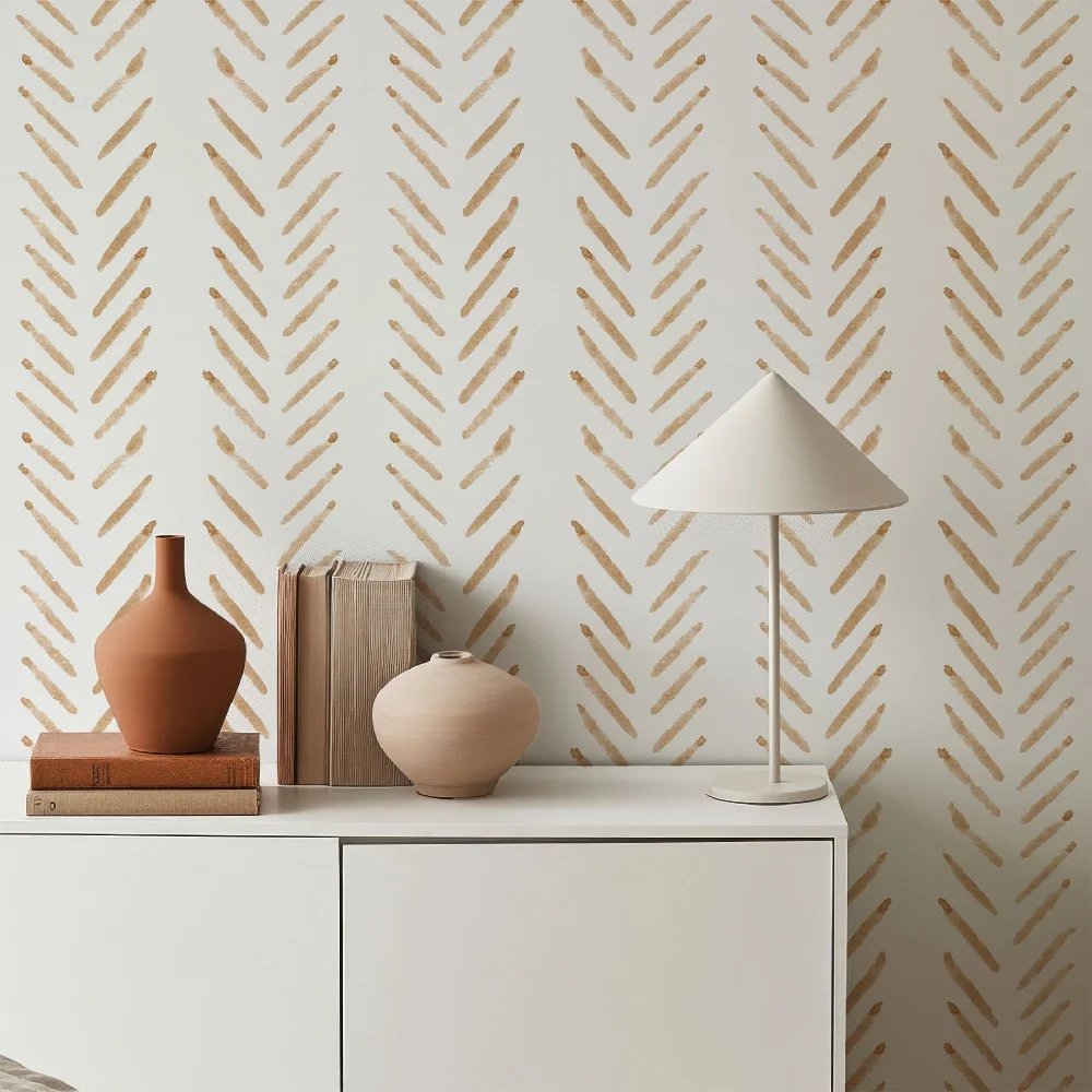 Abstract Geometric Line Wall Paper Peel Stick Waterproof Anti-fouling Removable Living Room Wall
