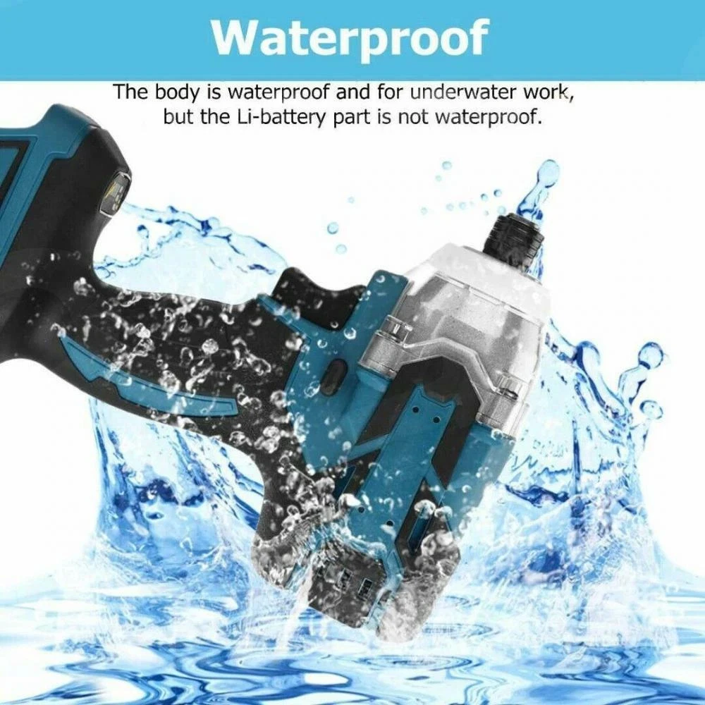 520N.M Torque Brushless Electric Impact Wrench 1/2 inch Cordless Electric Wrench Screwdriver Power Tool for Makita 18V Battery Pin