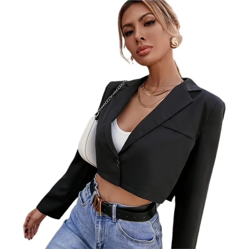 2025 Spring Autumn New Korean Fashion Suit Jacket Women's Casual Loose Waist Short Office Jacket ropa mujer tendencia cappotto