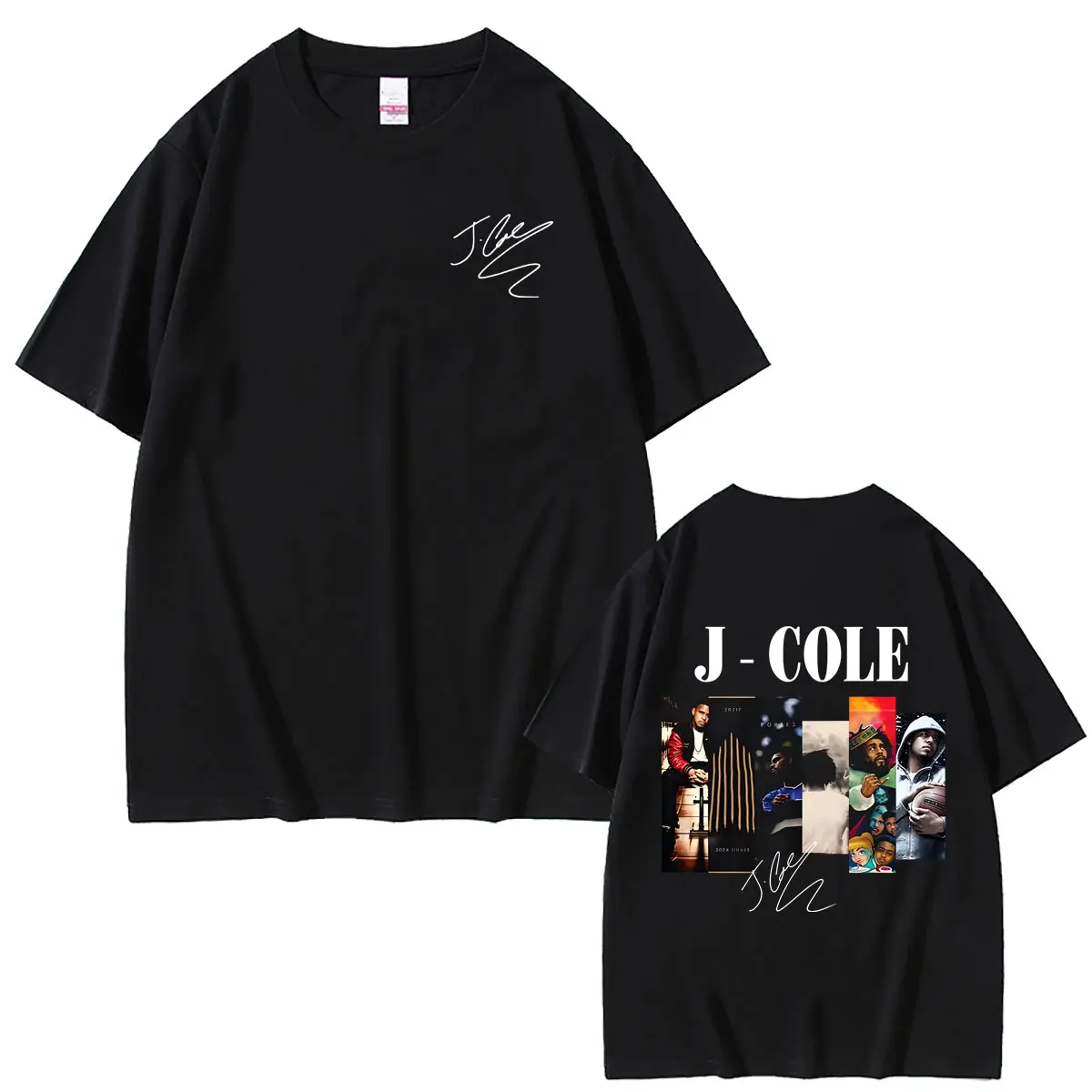 Rapper J.Cole Music Album Cover T-shirt The Fall Off World Tour 2026 T Shirts Men Women Hip Hop Oversized Short Sleeve Tshirt