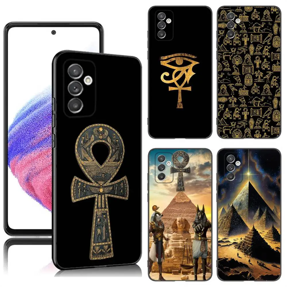 

Ancient Egypt Phone Case For Samsung S24,23,22,30,21,10,9,Ultra,Plus,Lite,FE,5G Black Soft Case