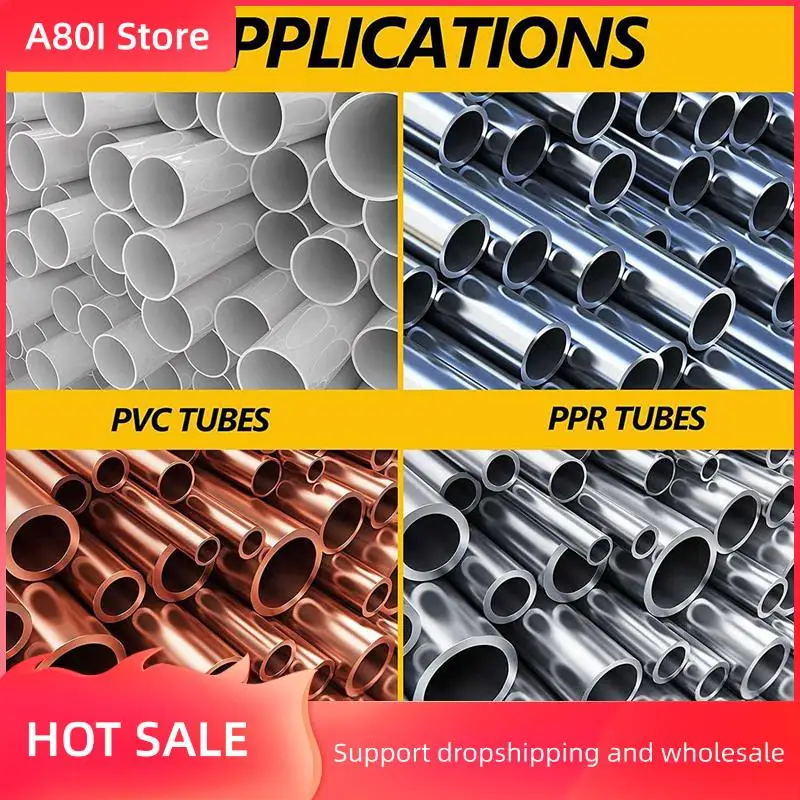 

A80I 4 Pcs Inner And Outer Reamer Pipes And Pipe Deburring Reamer Pipe Chamfering Tools Suitable For PVC PPR Copper Pipe -A