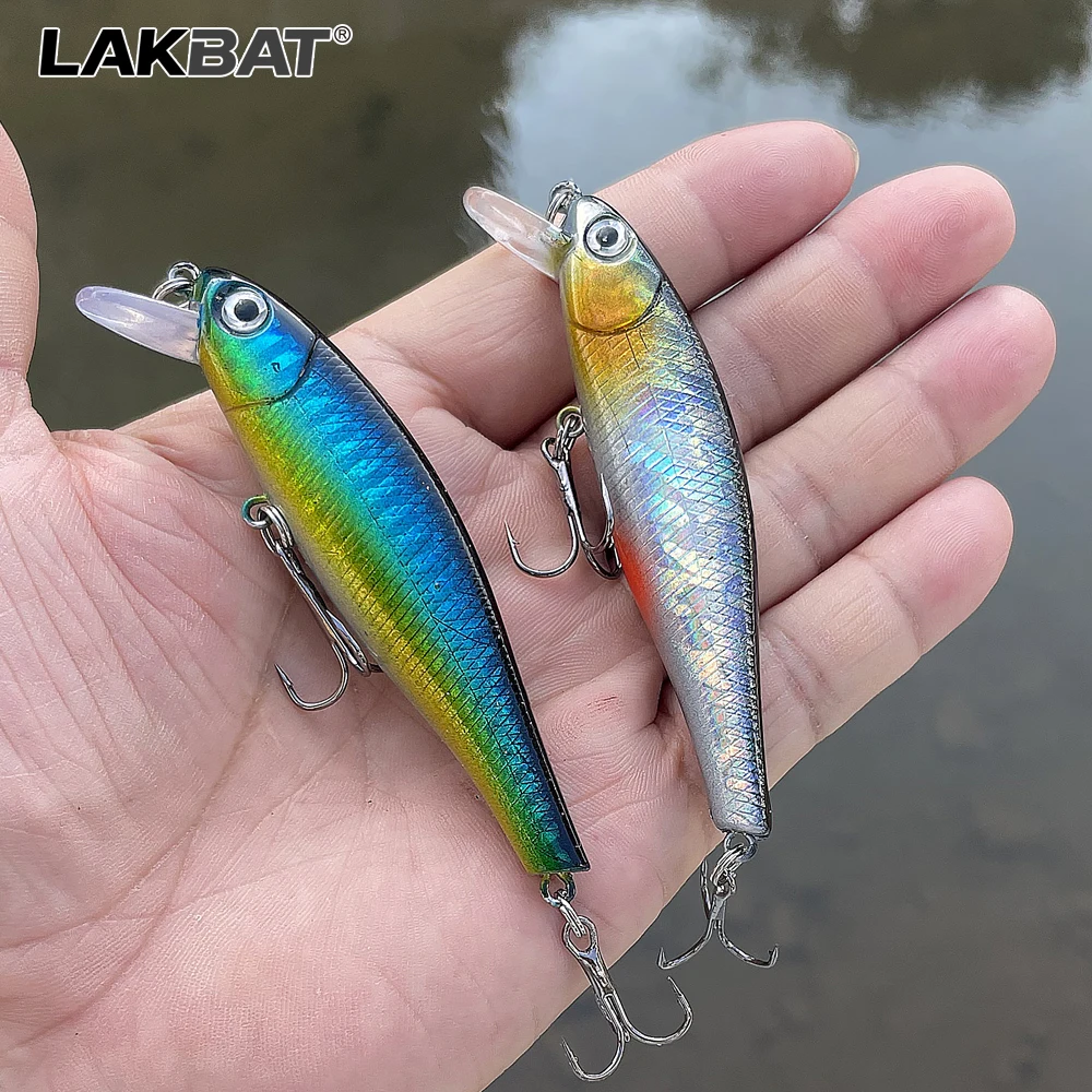 LAKBAT Schwimmender Minnow-Angelköder-Set 9,2g 8,8cm Wobbler Karpfen Bass Rassel-Swimbait 2/3/5 Stück Jerkbait Crankbait Hard Pesca – Detail 6