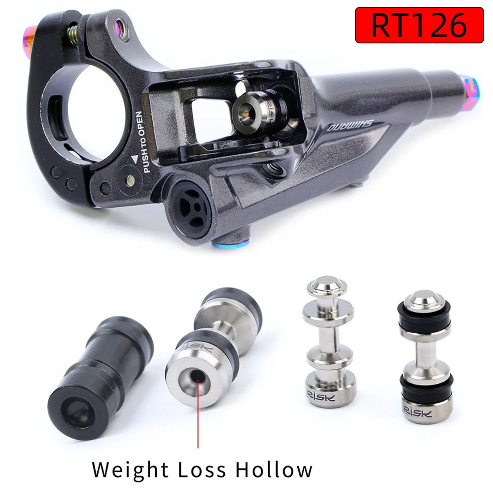 RISK Titanium Bicycle Brake Lever Piston For Shimano XT/SLX/XTR Hydraulic Disc Brake Caliper Piston MTB Road Bike Repair Parts