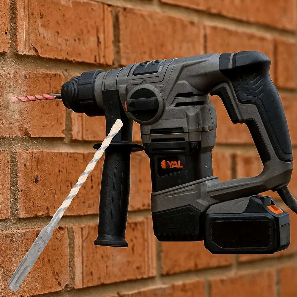 

Hard Alloy Electric Hammer Drill Hex Shank High Precision SDS Plus Drill Bit Quick-fit Shank Masonry Drill Bits Kit