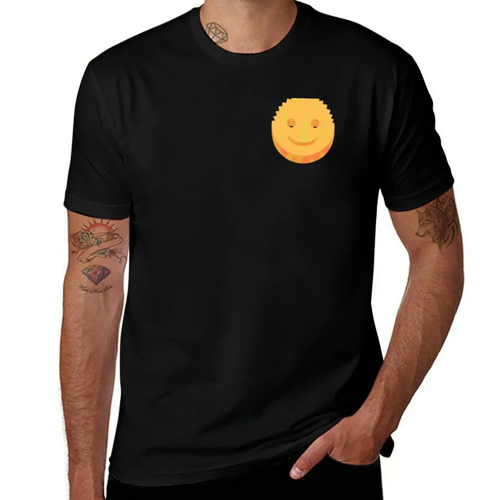 Vibrant Yellow Scrub Daddy T-Shirt Fashion Graphic Tee for Men T-Shirt