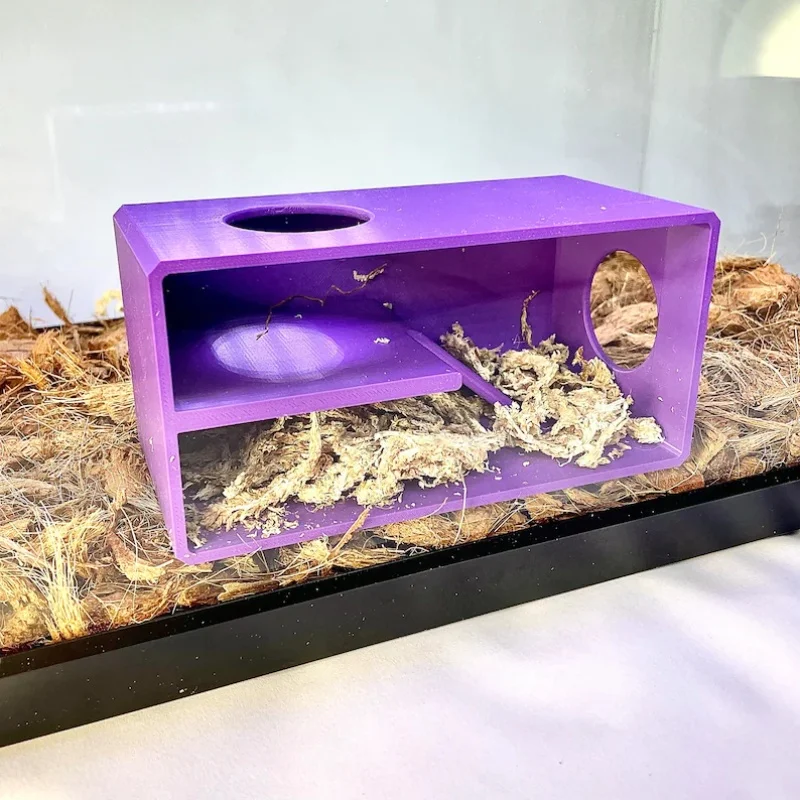 Reptile and amphibian cave glass viewing, hidden fence decoration, geckos, snakes and other reptiles