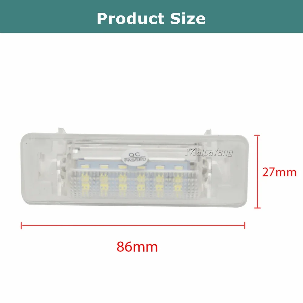 2 قطعة LED رقم الترخيص لوحة ضوء لمرسيدس بنز E-Class E240 W210 C-Class W202 4Door سيدان تجميل FL 1997 1998 1999 2000 #3
