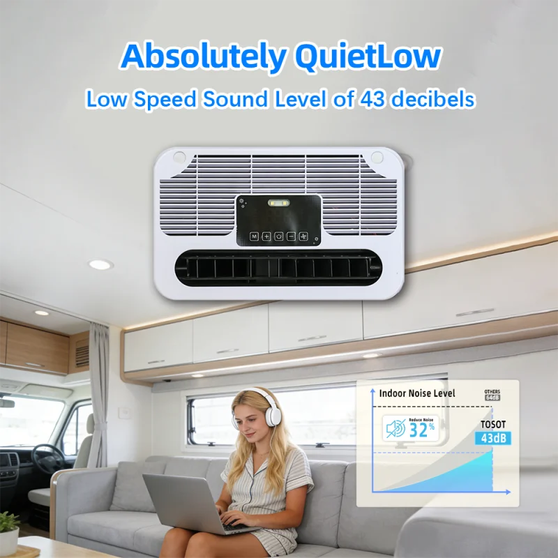 Sales Electric Roof 12V Air Conditioning System 24V Parking Air Conditioning Truck Trailer Ship Truck RV Air Conditioning