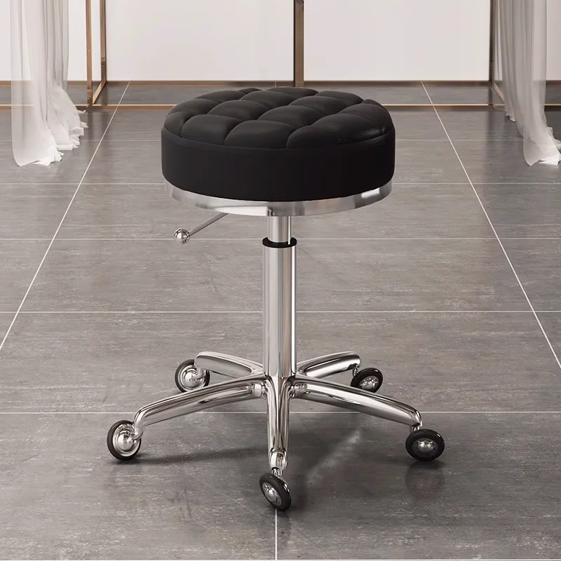 Beauty chair swivel lift round stool explosion-proof stool barber chair big stool hairdressing shop