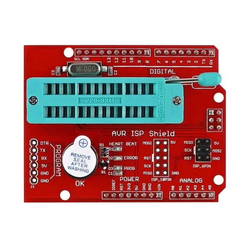 1PCS H.X.Y AVR ISP Shield Burning Burn Bootloader Programmer for Arduino UNO R3