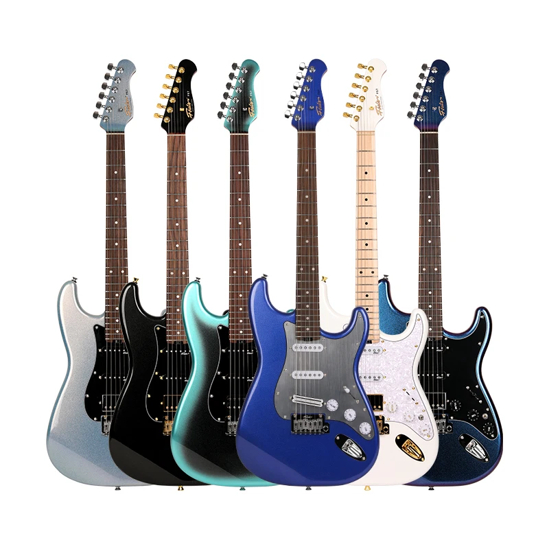 FOALS FS7 Electric Guitar 3-piece Alder Body Roasted Maple Neck Ceramic Pickup Coil-split 5-way Switch ST Style Guitar