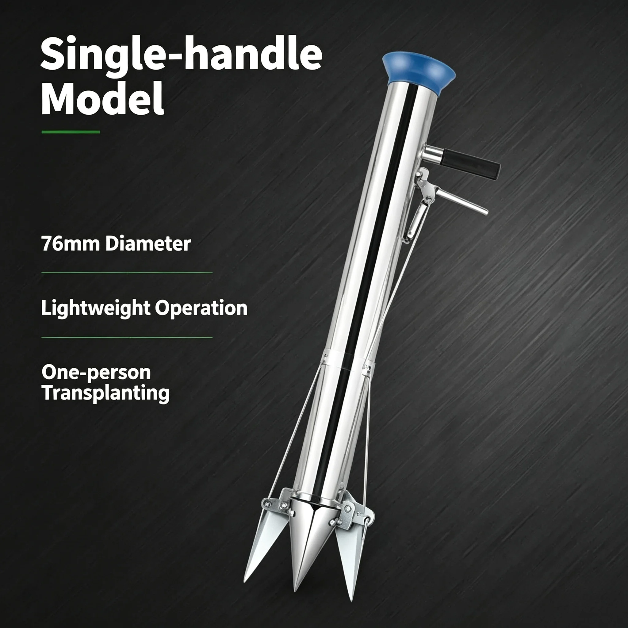 Manual Agricultural Seedling Transplanter, Vegetable Flower Chili Corn Transplanting Planter