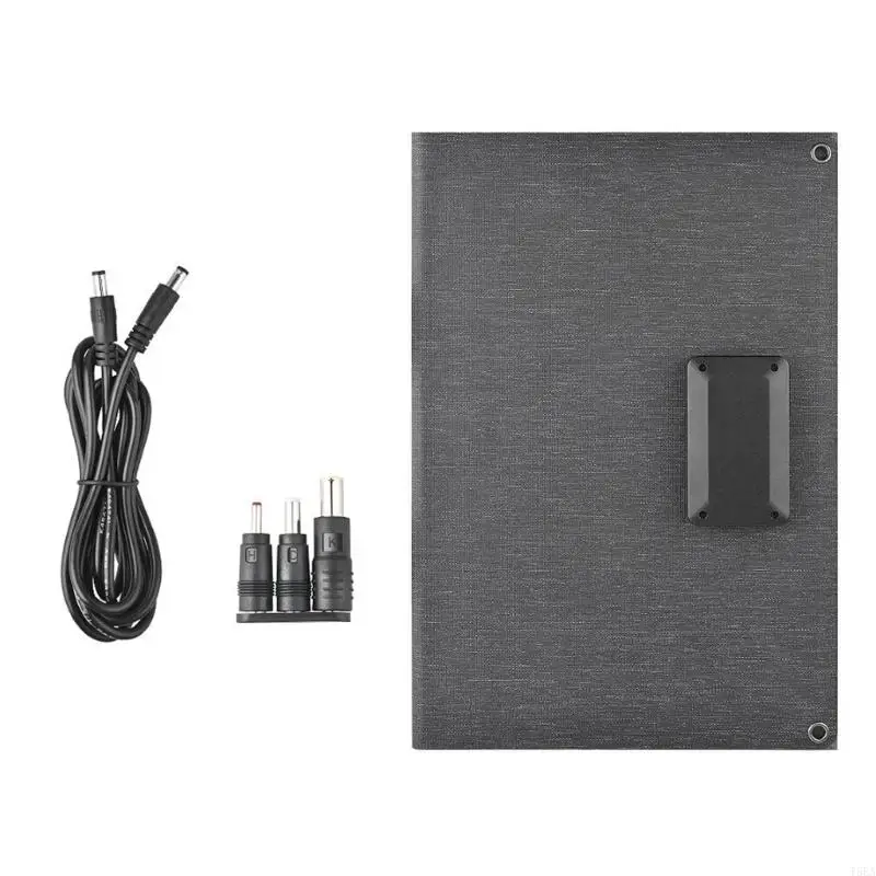 T5EA 30W ETFE شاحن لوحة شمسية قابلة للطي 5V 9V 12V USB Type C 3 شاحن شمسي قابل للطي للهاتف المحمول للتخييم في الهواء الطلق
