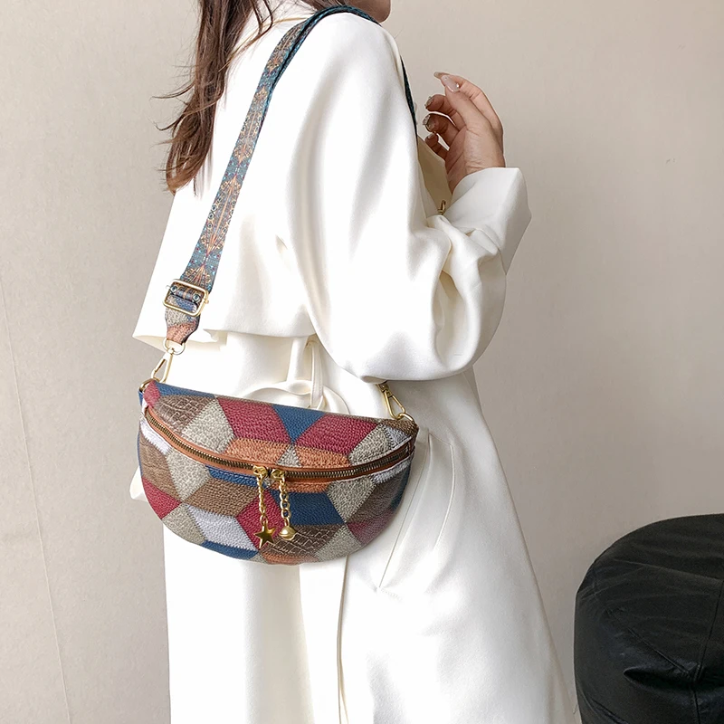 New Fashion Female Waist Bag Luxury Lady Handbag Fanny Pack High Quality Leather Belt Bag Designer Shoulder Crossbody Chest Bags