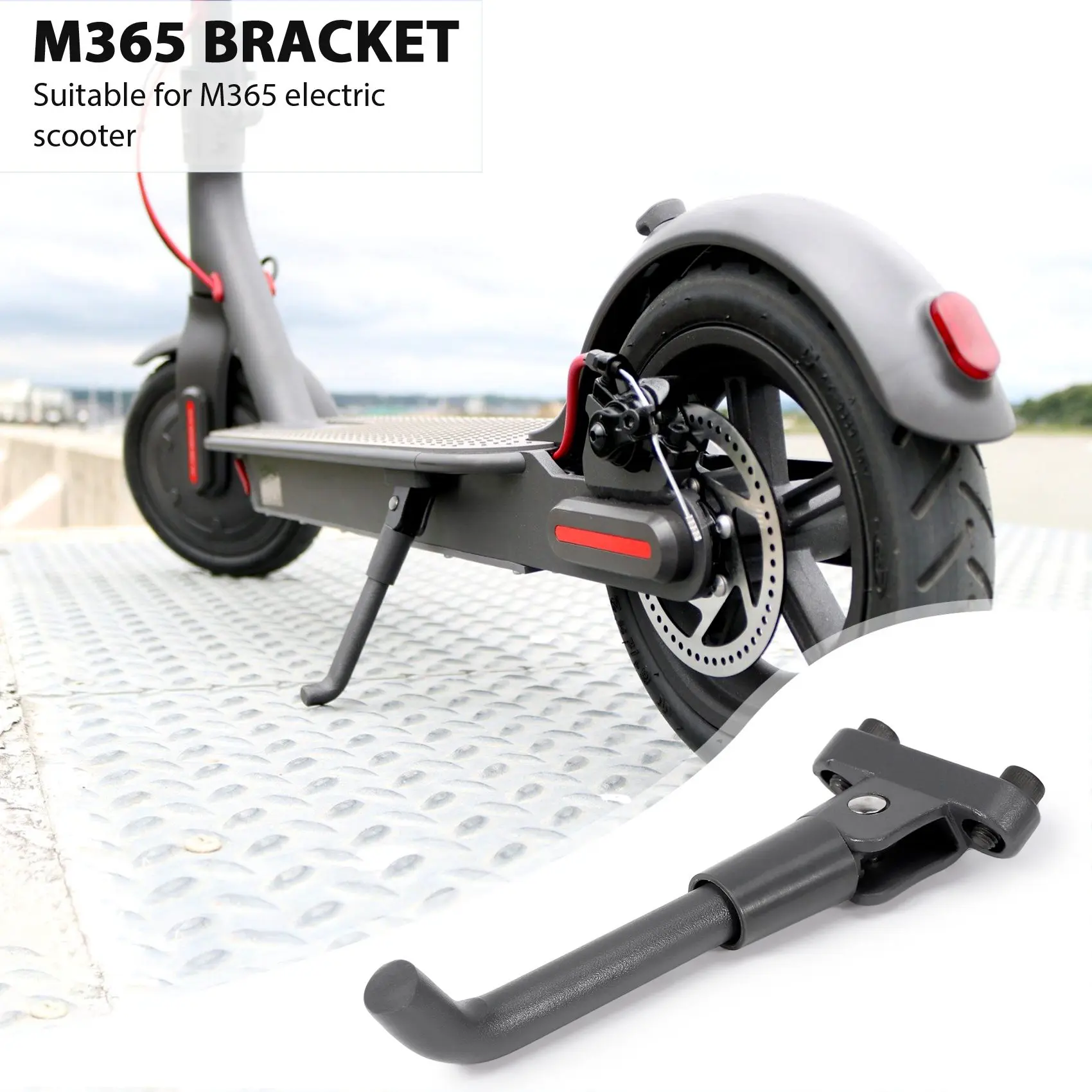 Scooter Parking Stand Kickstand For Xiaomi Mijia M365 Electric Scooter Skateboard Accessories Tripod BLACK