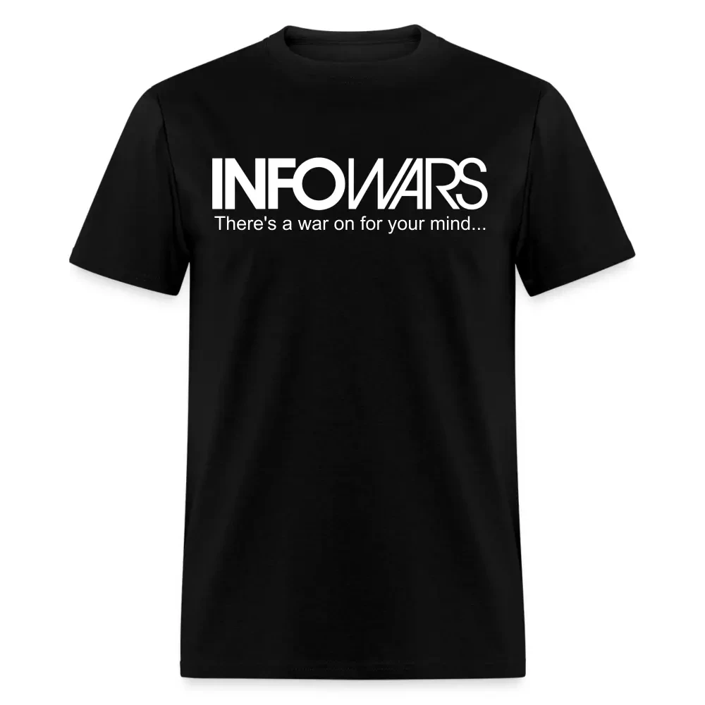 Infowars Alex Jones Cotton Graphic T-shirt Unisex Men Women Fans Essentials Short Sleeve Fashion Tee Luxury Brand Big Size Tops