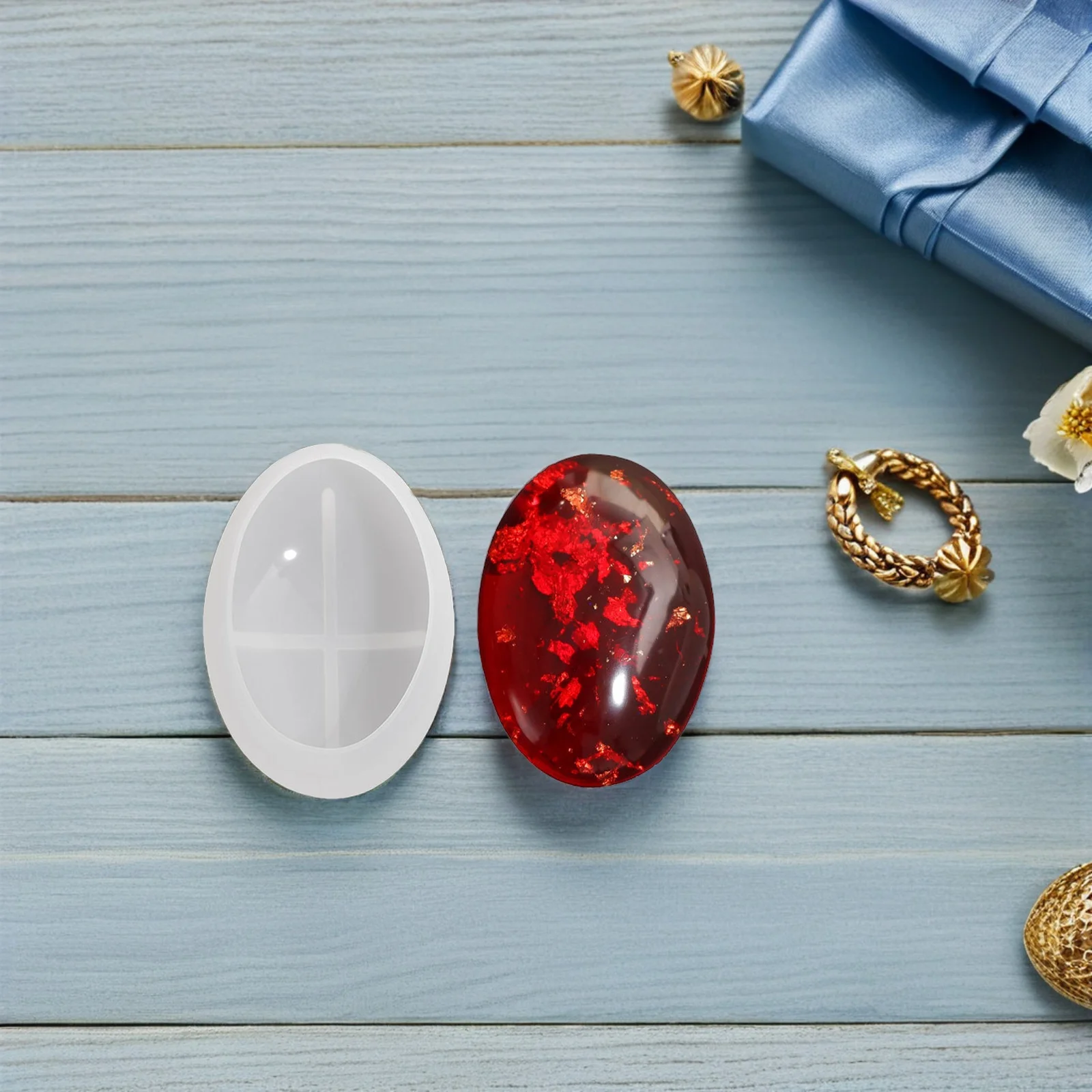 

3 Pcs Stone Silicone Mold Concrete Casting Molds Epoxy Resin Craft Plaster DIY