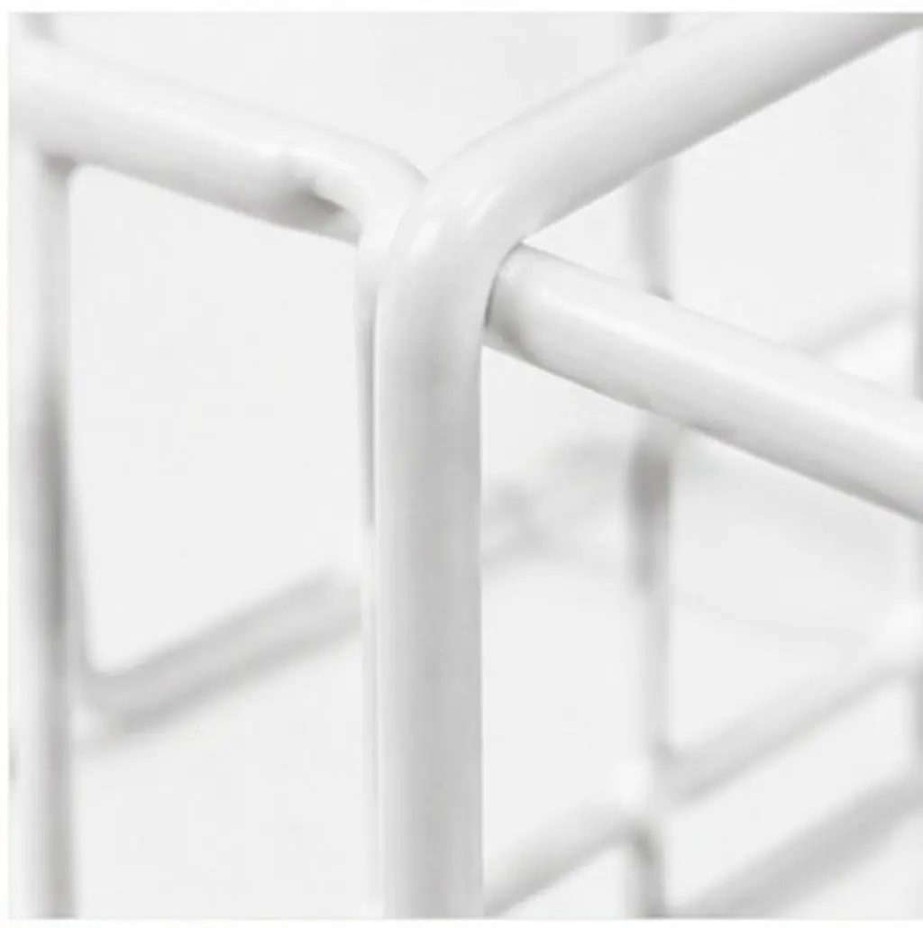 Small Hanging Bookshelf Stainless Steel Wire Basket File Organizer Newspaper Holder for Kids Nursery Classroom Office Decor