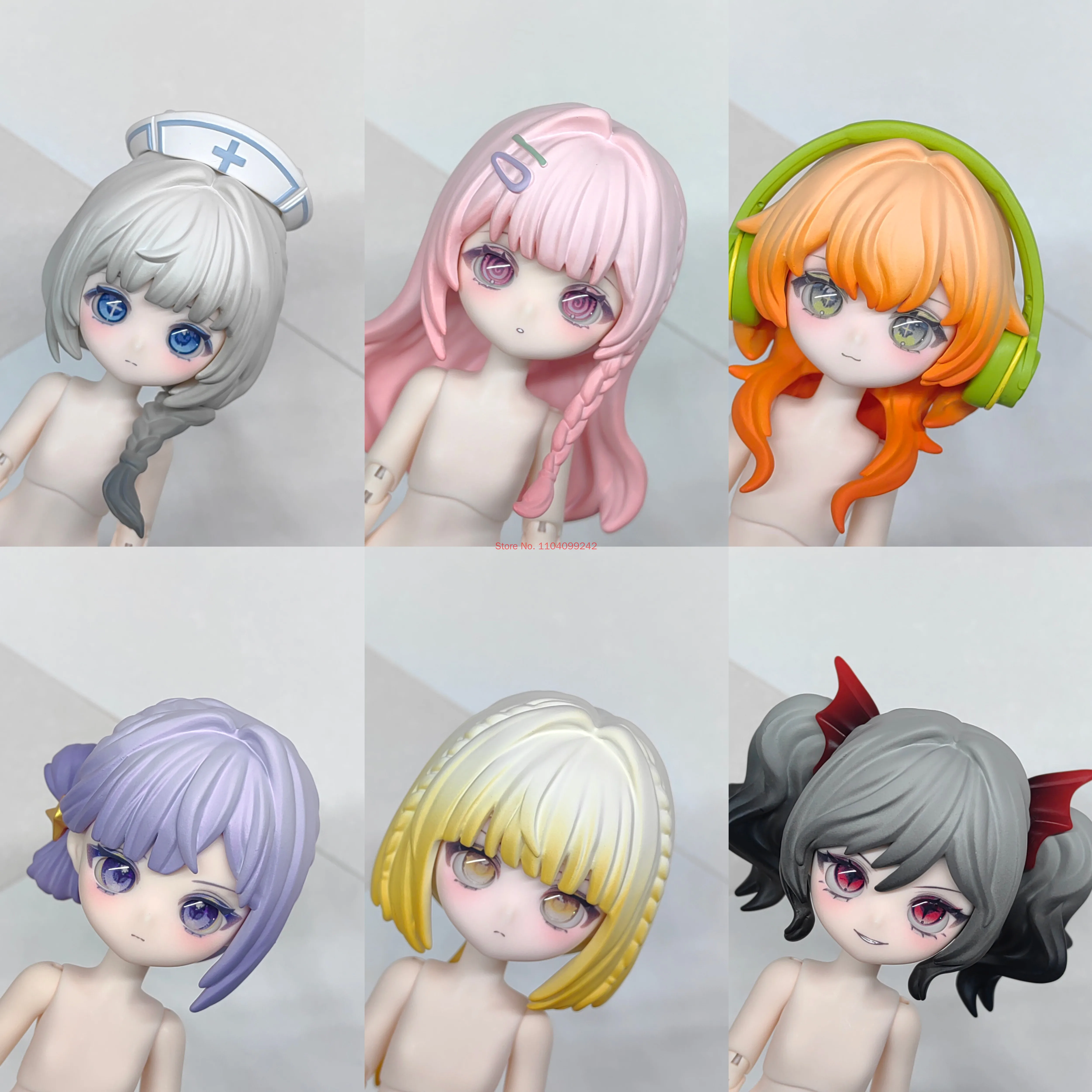 Michoy 1/12 Bjd Apocalypse Prologue Kawaii Movable Joint Desktop Figure Ornament Decoration Doll Accessories Festival Gifts