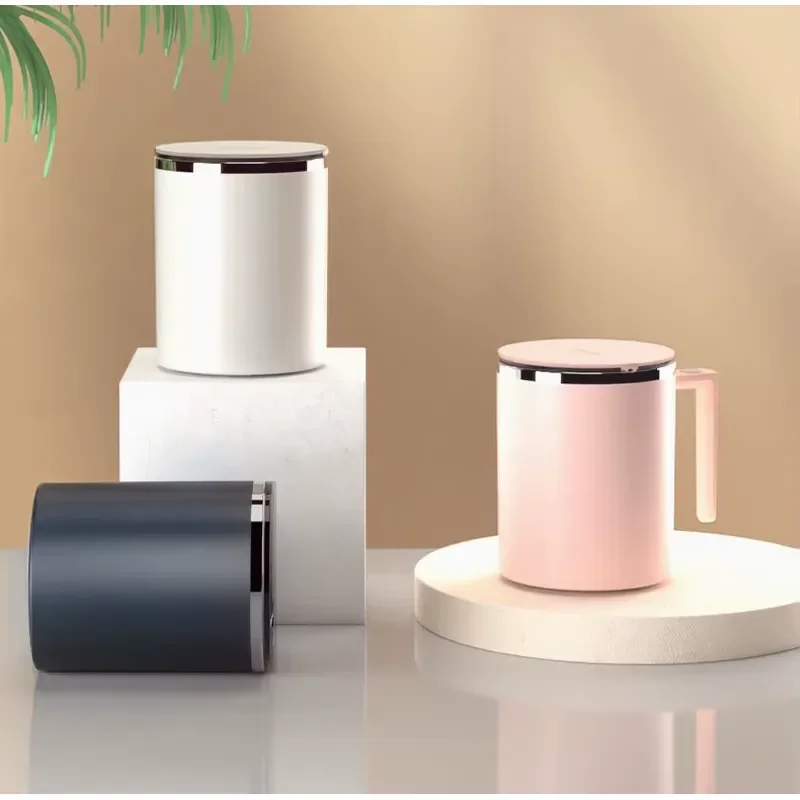 Rechargeable Electric Self Mixing Cup Automatic Magnetic Stirrer for Coffee Instant Drink Milk Protein Powder Portable Mug