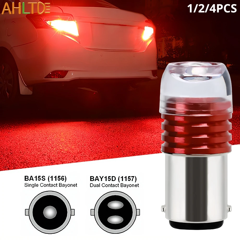 1/2/4pcs 1156 1157 LED Bulb BA15S BAY15D P21/5W P21W 5630 Car Indicator Brake Reverse Tail Turn Signal Flashing Light Red White